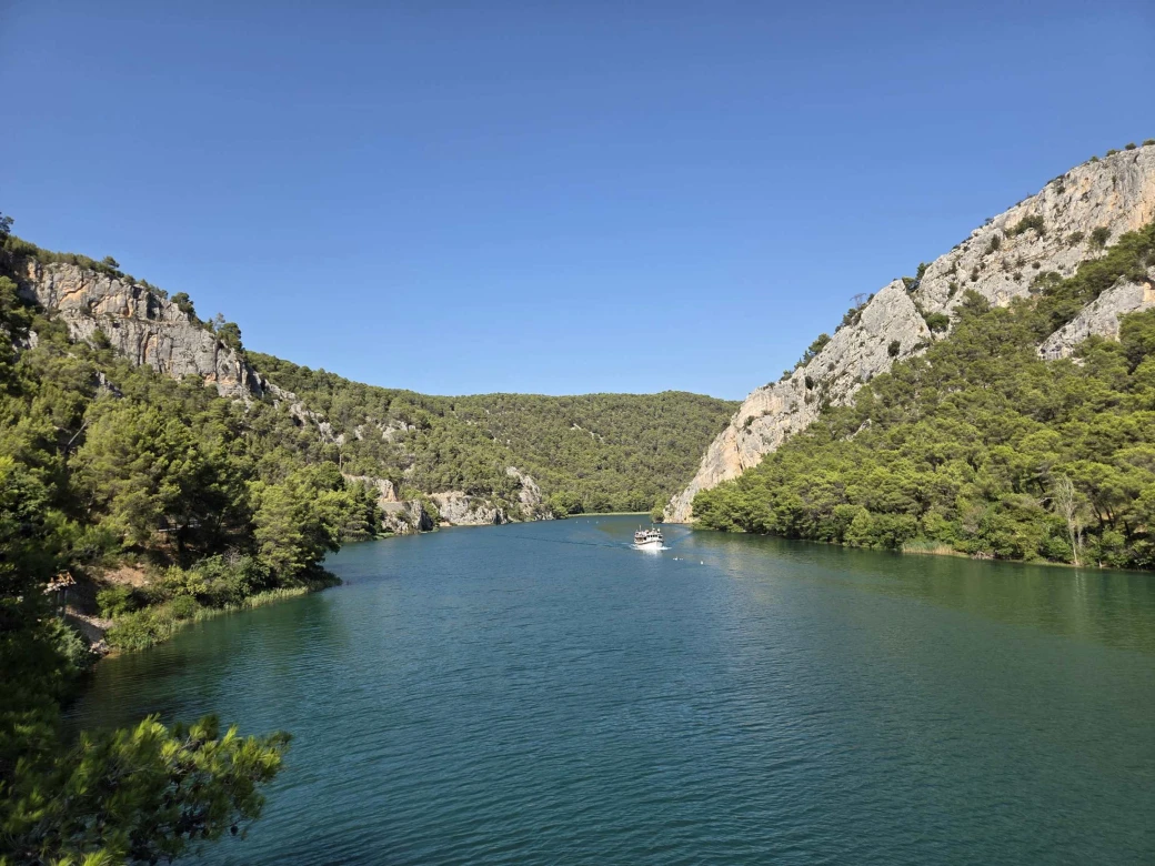 Fluss Krka bei Skradin (HR)