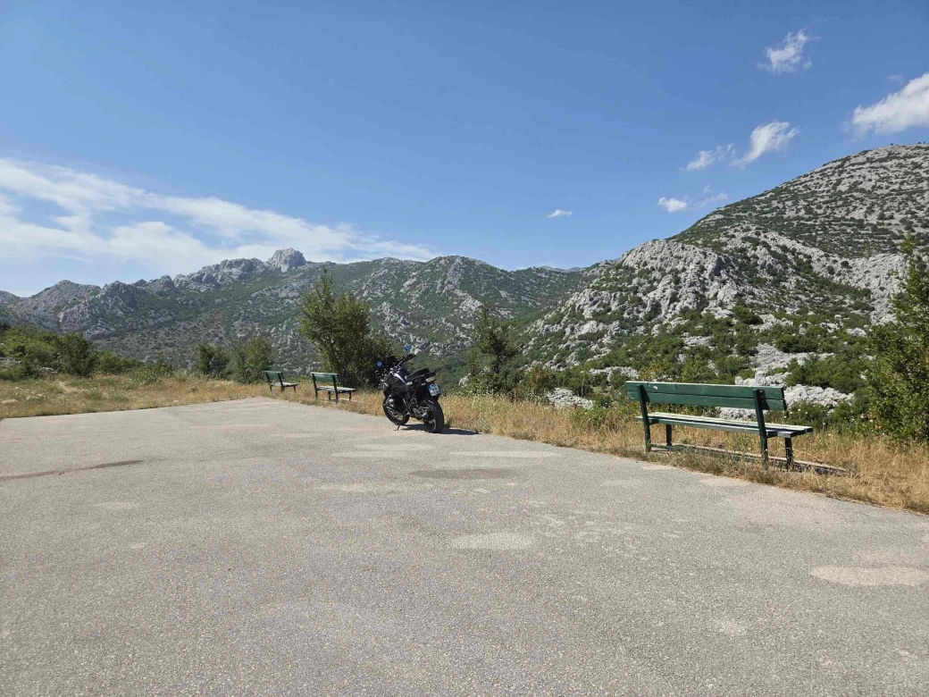 Endpunkt Panoramastraße Starigrad-Paklenica (HR)
