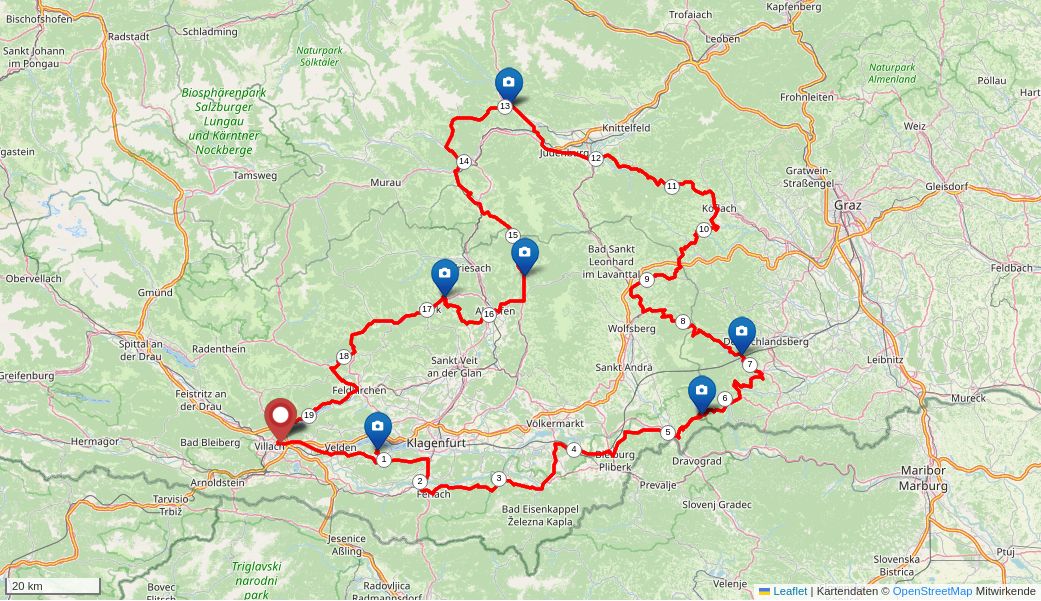 Karte zu Seetaler Alpen