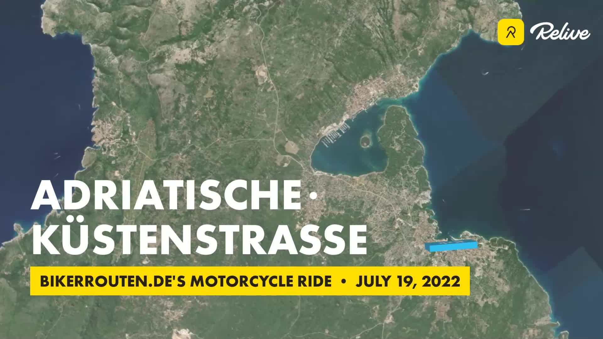 3D-Video: Kroatien - Adriatische Küstenstraße
