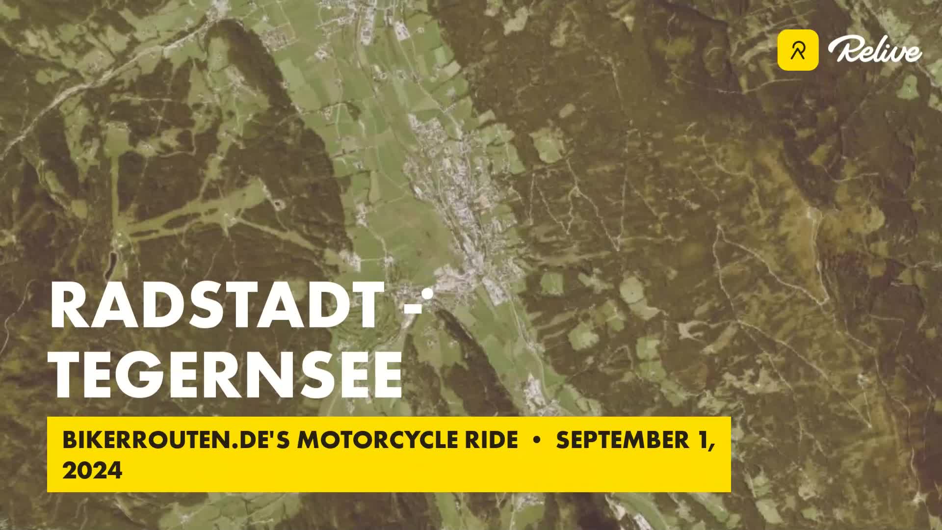 3D-Video: Radstadt - Tegernsee