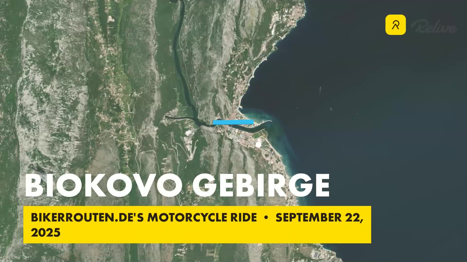 3D-Video: Biokovo Gebirge